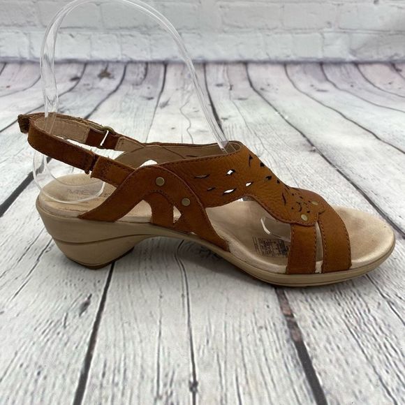 Merrell Women’s Oat Straw Wedge Sandals Size 6 - Picture 6 of 11